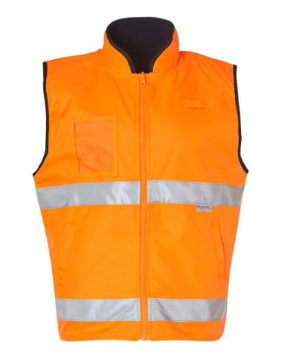 Picture of Winning Spirit, Mens Hi-Vis Mandarin Collar Vest